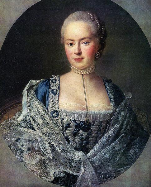 Francois-Hubert Drouais Portrait of Countess Darya Petrovna Saltykova
